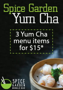 3 for $15 Yum Cha