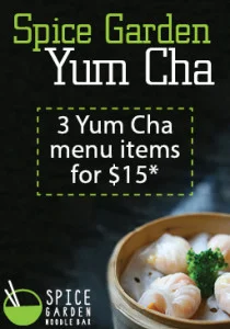 3 for $15 Yum Cha